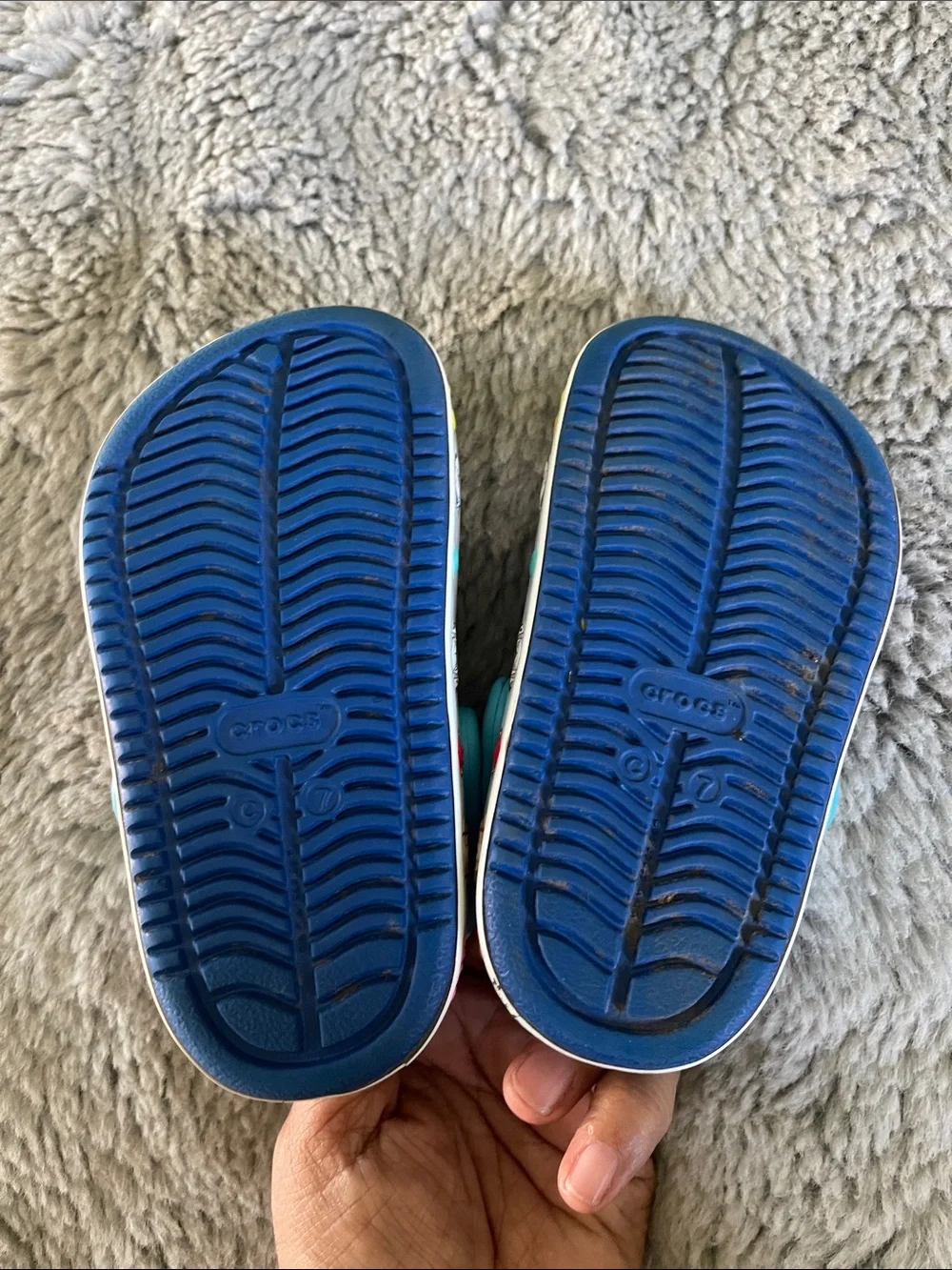 Crocs Paw Patrol Blue Character Slip-On Clogs with Heel Strap